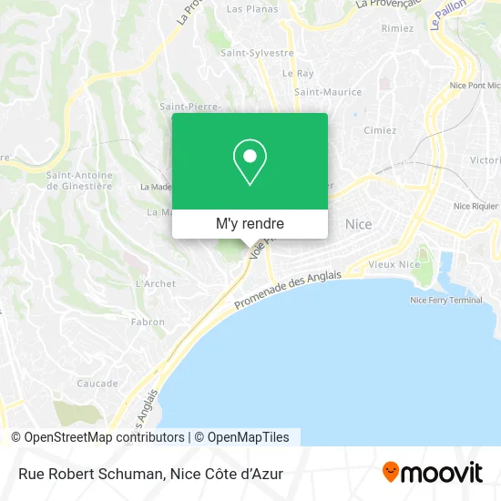 Rue Robert Schuman plan