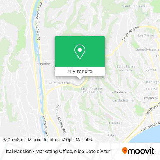Ital Passion - Marketing Office plan