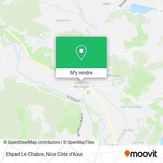 Ehpad Le Chabre plan