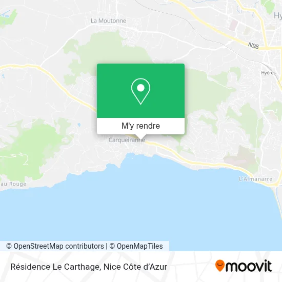 Résidence Le Carthage plan