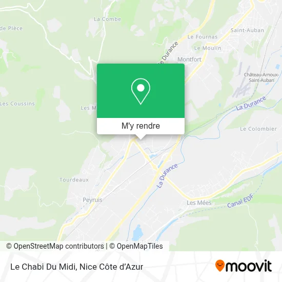 Le Chabi Du Midi plan