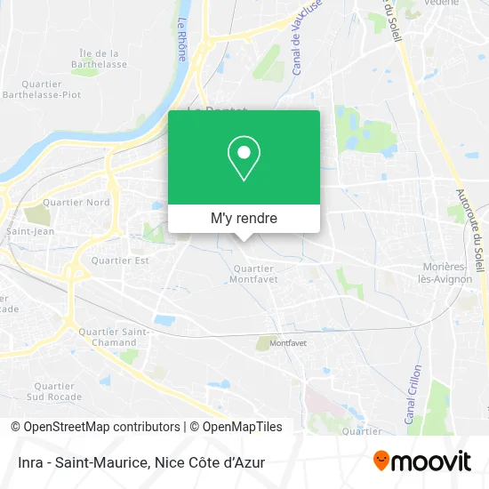 Inra - Saint-Maurice plan