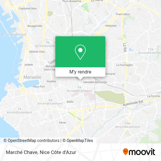 Marché Chave plan