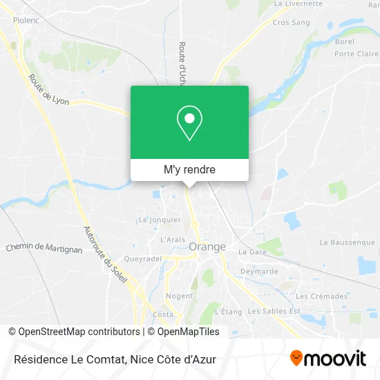 Résidence Le Comtat plan