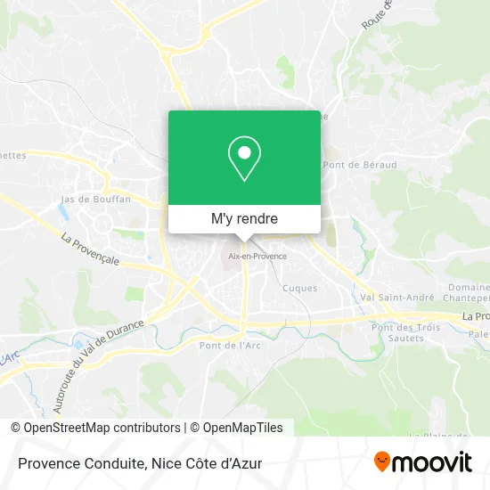 Provence Conduite plan