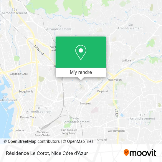 Résidence Le Corot plan