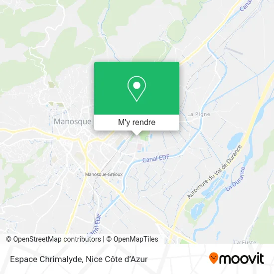 Espace Chrimalyde plan