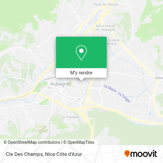 Cle Des Champs plan