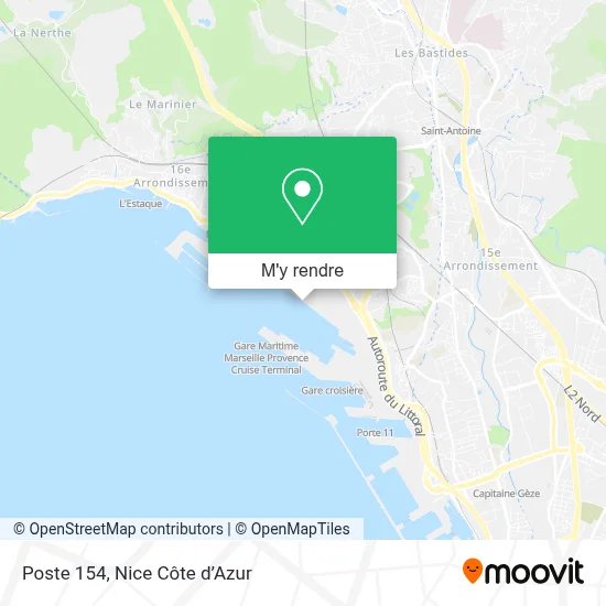 Poste 154 plan