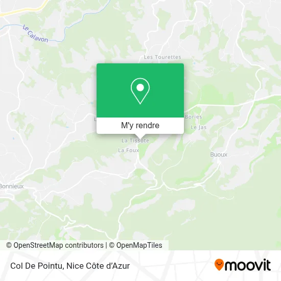 Col De Pointu plan