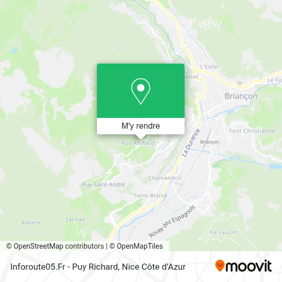 Inforoute05.Fr - Puy Richard plan
