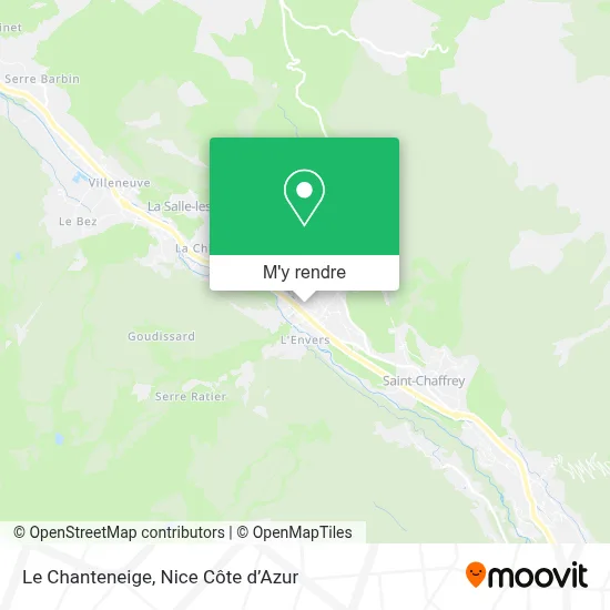 Le Chanteneige plan