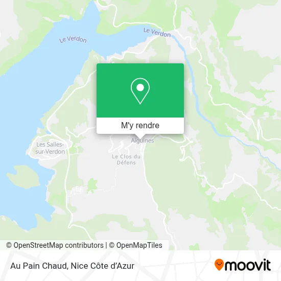 Au Pain Chaud plan