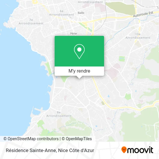 Résidence Sainte-Anne plan