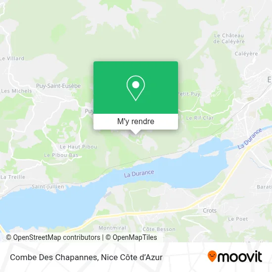 Combe Des Chapannes plan