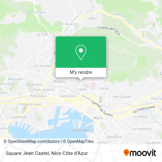 Square Jean Castel plan