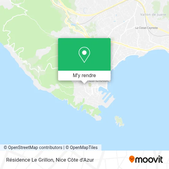 Résidence Le Grillon plan