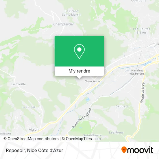 Reposoir plan