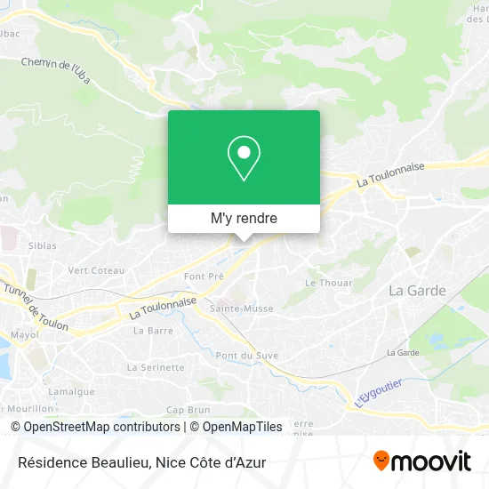 Résidence Beaulieu plan