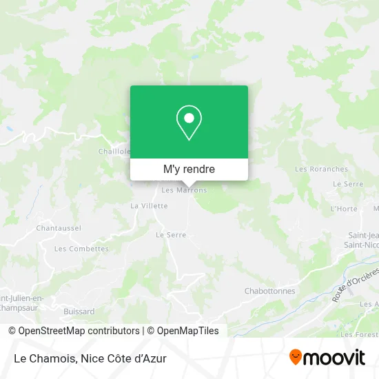 Le Chamois plan