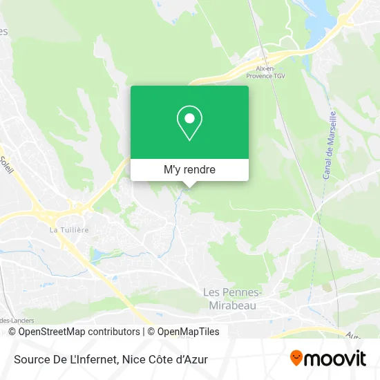 Source De L'Infernet plan