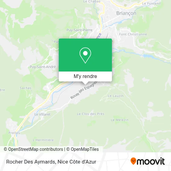 Rocher Des Aymards plan