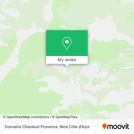 Domaine Chasteuil Provence plan