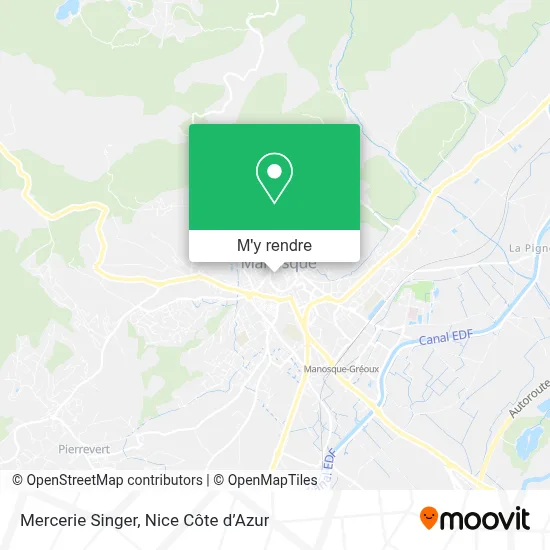 Mercerie Singer plan