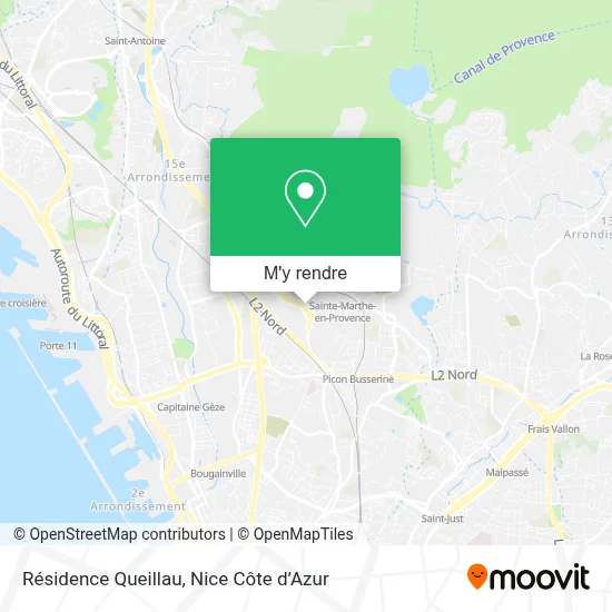 Résidence Queillau plan