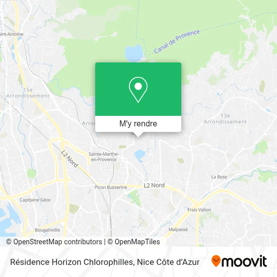 Résidence Horizon Chlorophilles plan