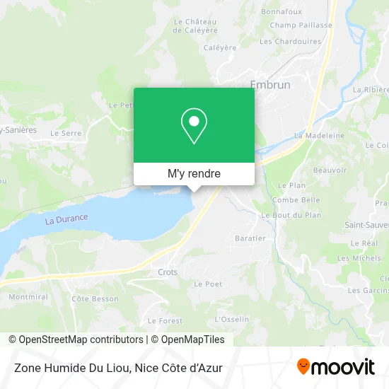 Zone Humide Du Liou plan
