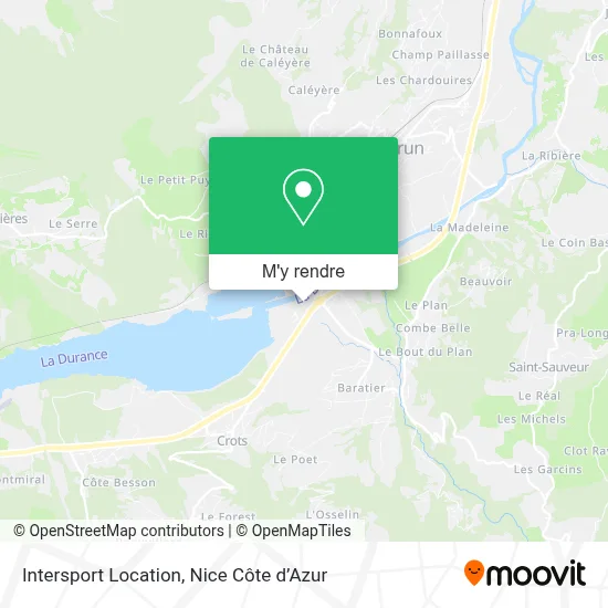 Intersport Location plan