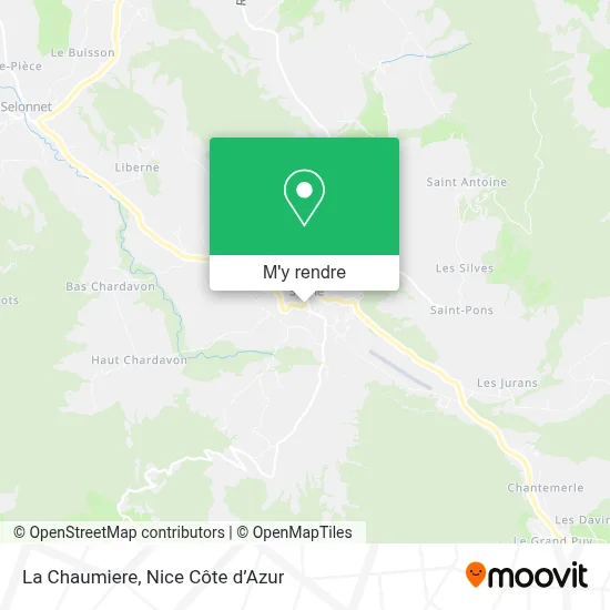La Chaumiere plan