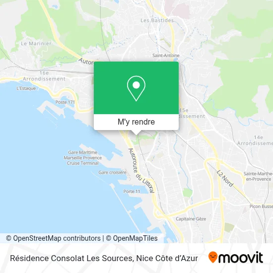 Résidence Consolat Les Sources plan