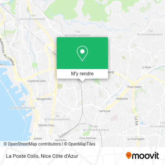 La Poste Colis plan