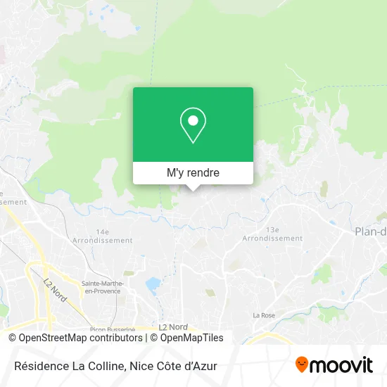 Résidence La Colline plan