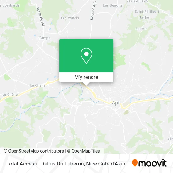 Total Access - Relais Du Luberon plan