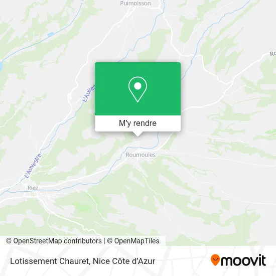 Lotissement Chauret plan