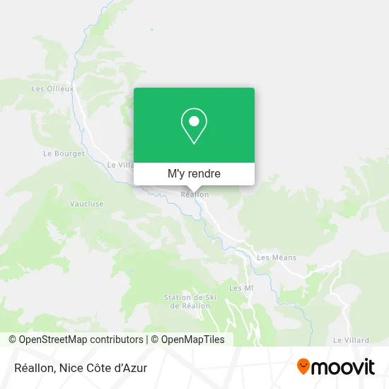Réallon plan