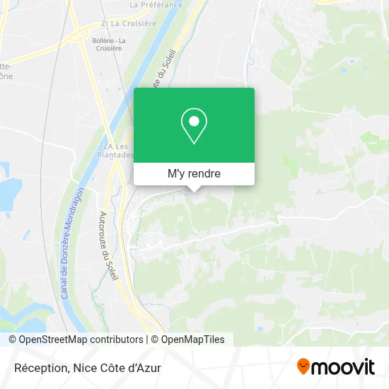 Réception plan