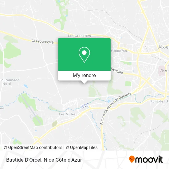 Bastide D'Orcel plan