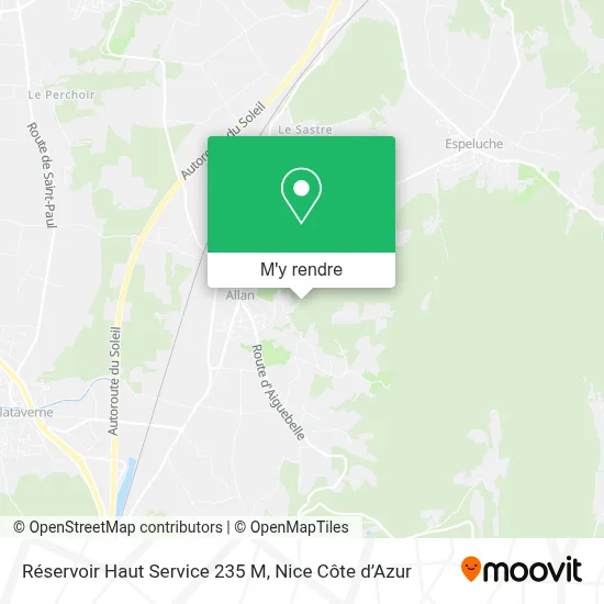 Réservoir Haut Service 235 M plan