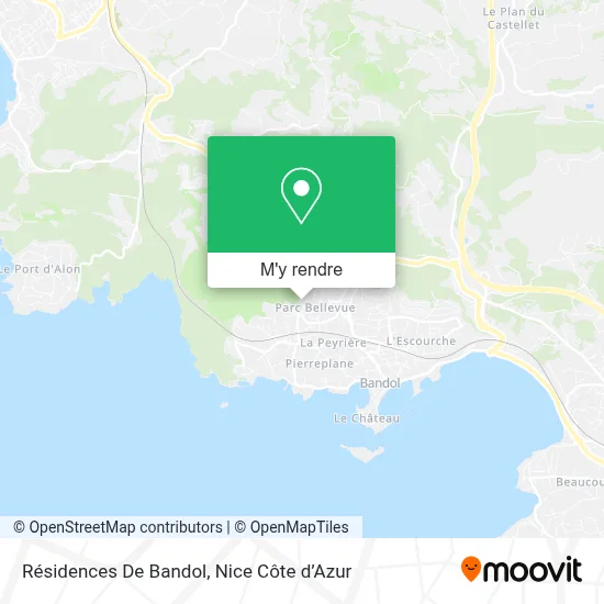 Résidences De Bandol plan