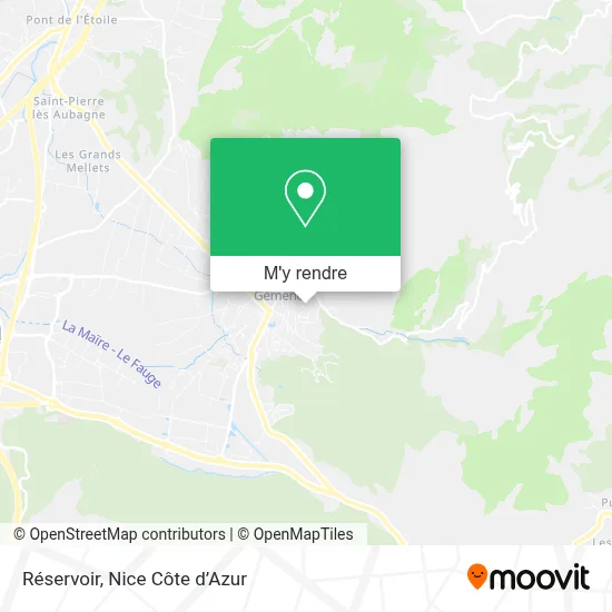 Réservoir plan