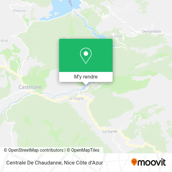 Centrale De Chaudanne plan