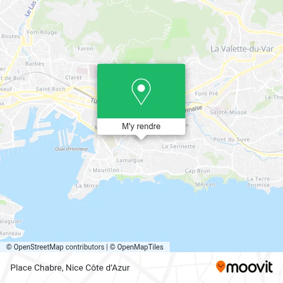 Place Chabre plan