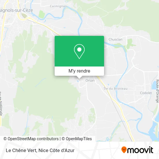 Le Chêne Vert plan