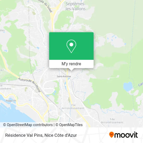 Résidence Val Pins plan