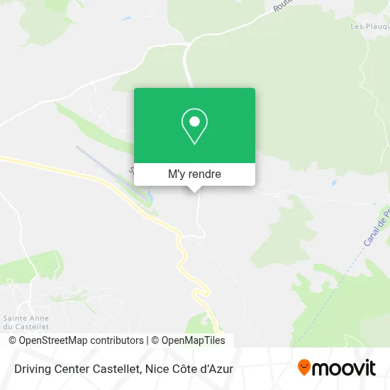 Driving Center Castellet plan