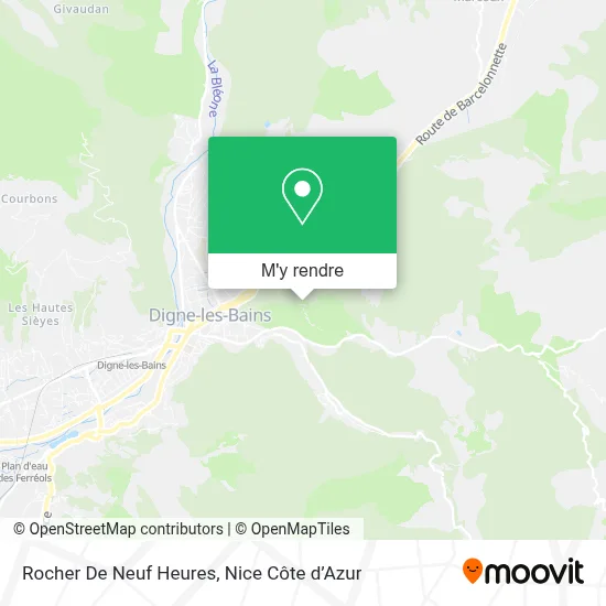 Rocher De Neuf Heures plan